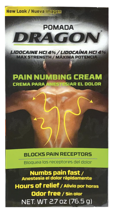 Crema De Dragón Gna Con Lidocaína 2.7 Oz